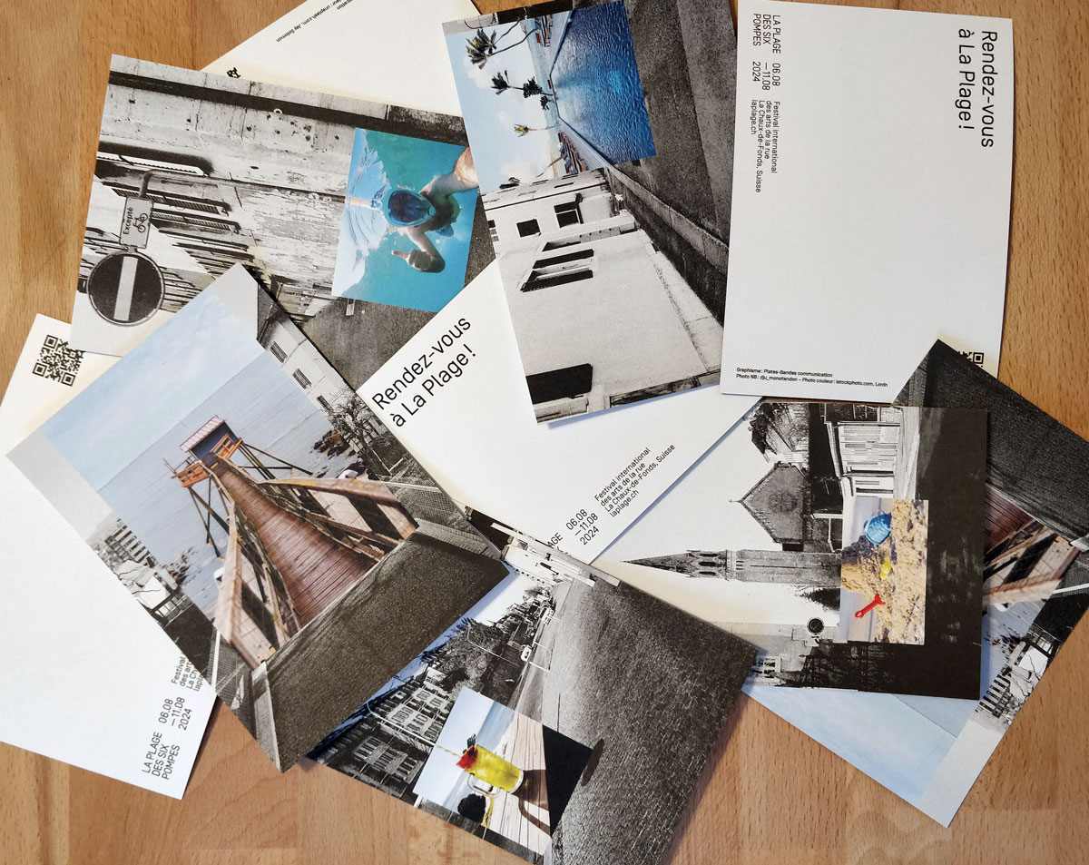 Cartes postales La Plage des Six Pompes 2024